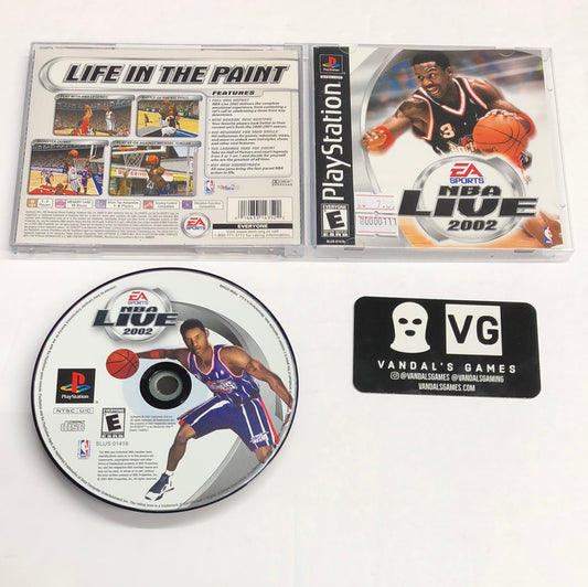 Ps1 - NBA Live 2002 New Case Sony PlayStation 1 Disc Only #111