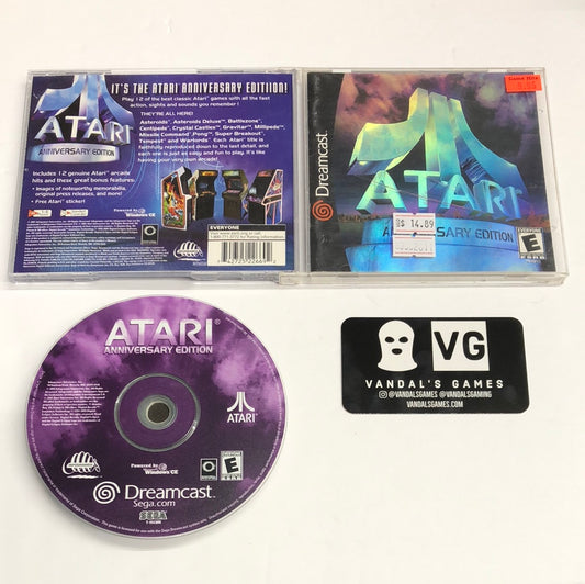 Dreamcast - Atari Anniversary Edition Sega Dreamcast Complete #2811