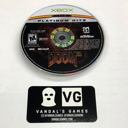 Xbox - Doom 3 Platinum Hits Microsoft Xbox Disc Only #111