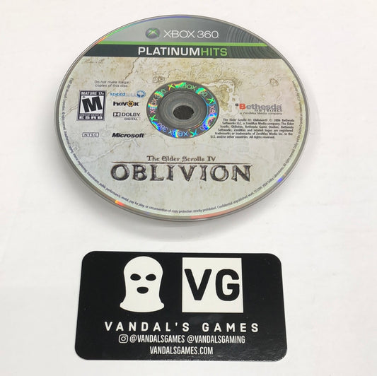 Xbox 360 - The Elder Scrolls IV Oblivion Platinum Hits Microsoft Disc Only #111