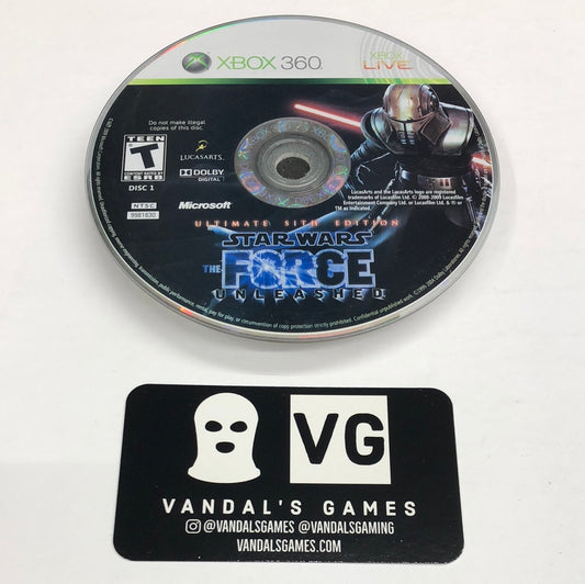 Xbox 360 - Star Wars The Force Unleashed Ultimate Sith Edition Disc 1 Only #2840