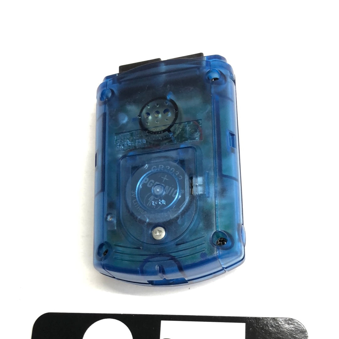Dreamcast - VMU Clear Blue Sega Visual Memory Unit W/ New Batteries Tested #111