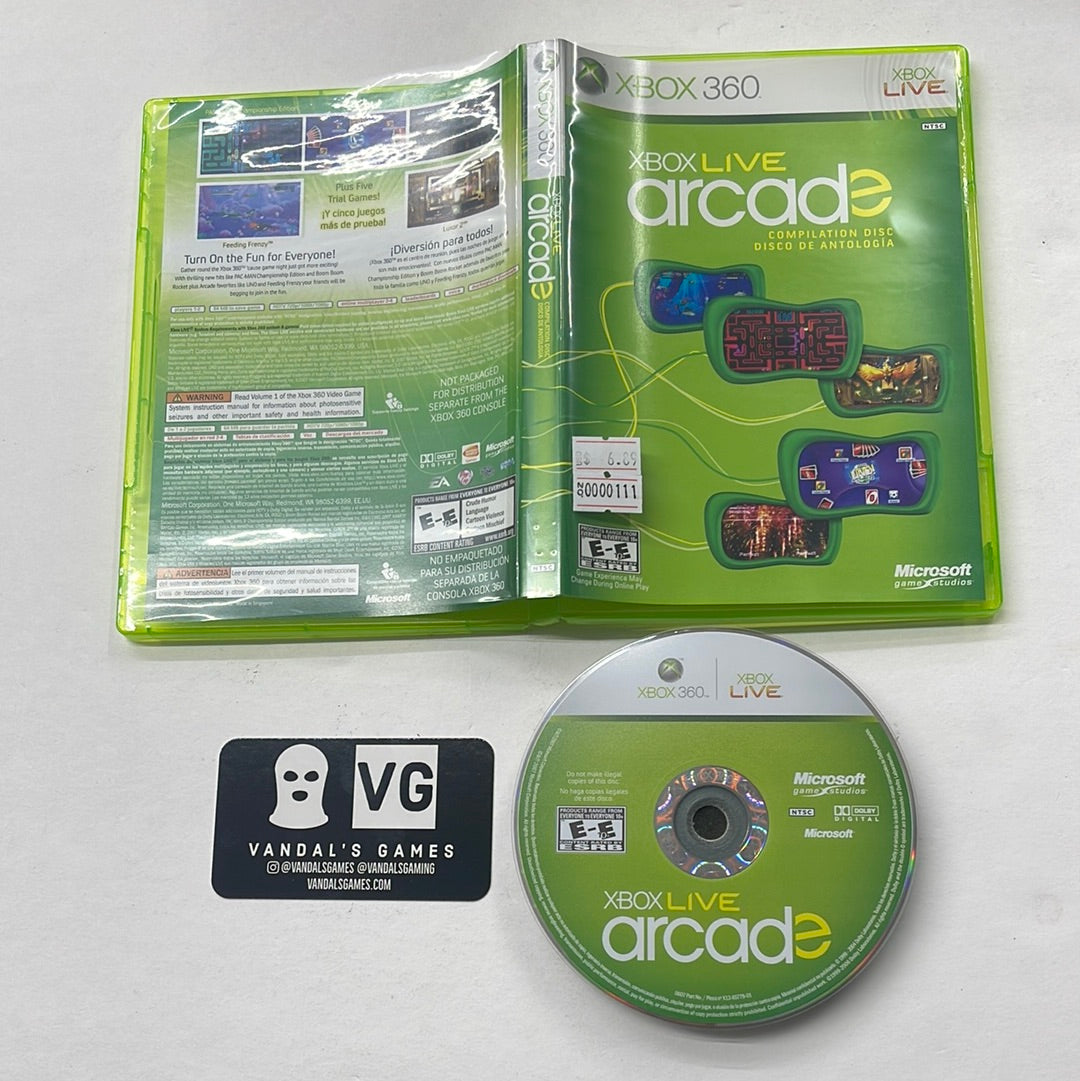 Xbox 360 - Xbox Live Arcade Microsoft Xbox 360 W/ Case #111 – vandalsgaming