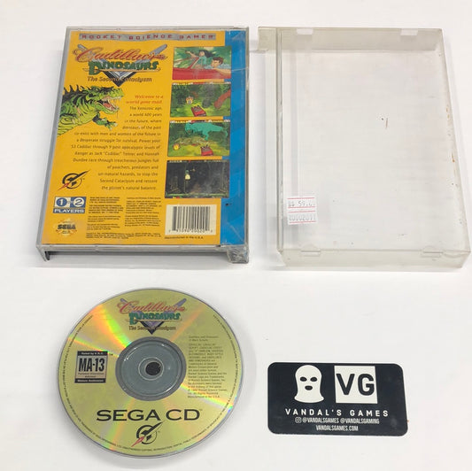 Sega Cd - Cadillacs and Dinosaurs the Second Cataclysm Sega CD W/ Case #2811