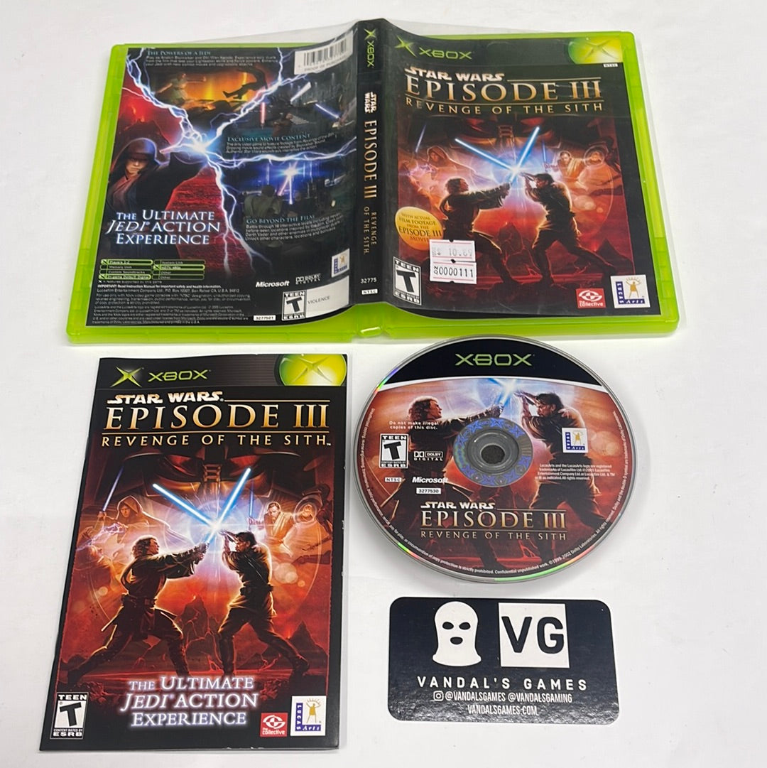 Xbox - Star Wars Episode III Revenge of the Sith Microsoft Complete #1 –  vandalsgaming