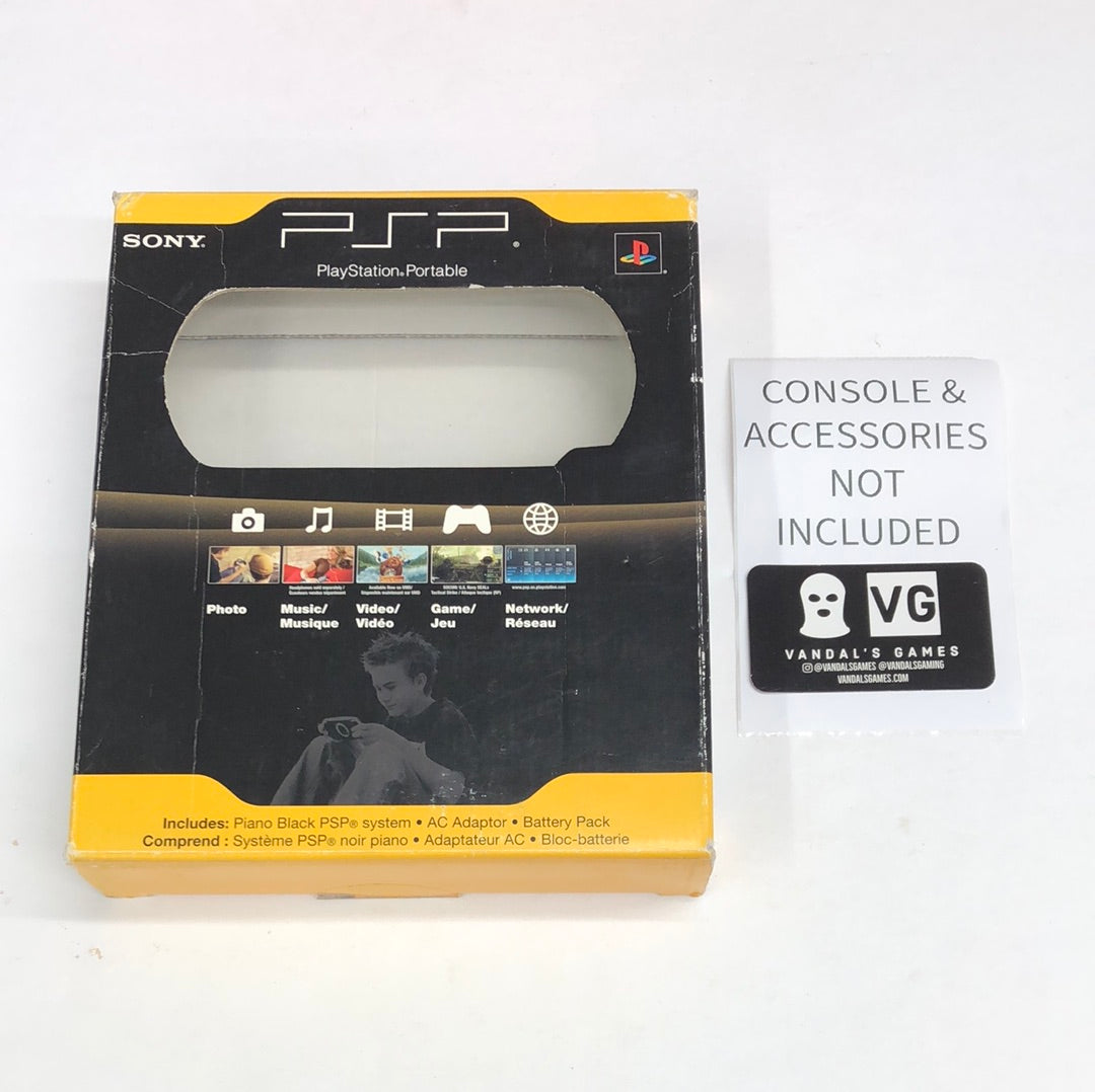 Psp - Console Box Only Slim 2001 Black Sony PlayStation Portable