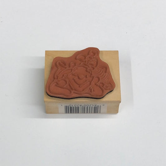 Disney Winnie the Pooh Rubber Stamp Wood Mount Piglet #2559