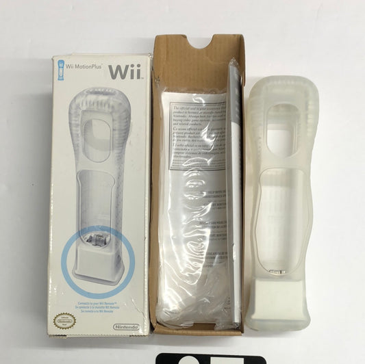 Wii - Motion Plus Adapter + Silicon Skin Nintendo Wii Complete #2812
