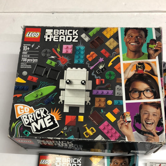 Lego - 41597 Brick Headz Incomplete W/ Box and Instructions