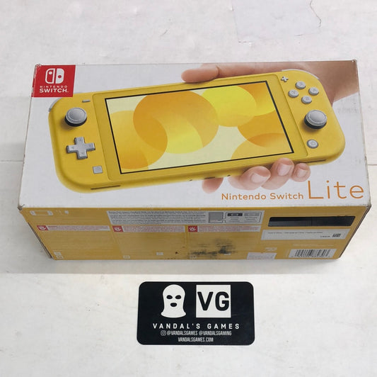 Switch - Lite Console Box Only Yellow Nintendo Switch No Console #2822