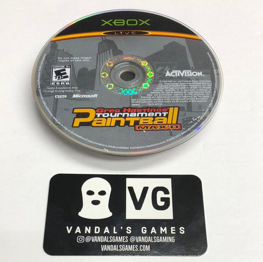 Xbox - Greg Hastings Tournament Paintball Max'd Microsoft Xbox Disc Only #111
