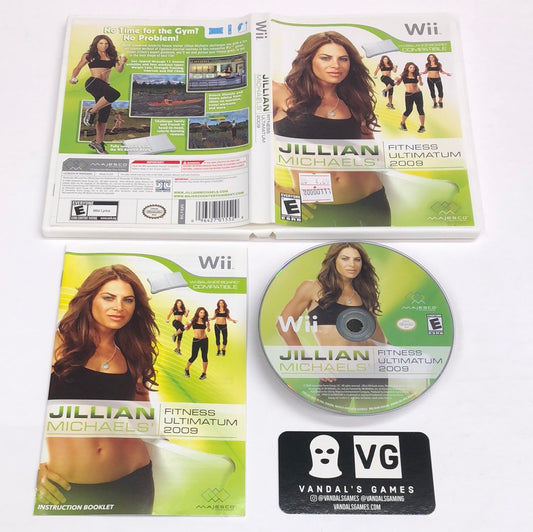 Wii - Jillian Michaels Fitness Ultimatum 2009 Nintendo Wii Complete #111