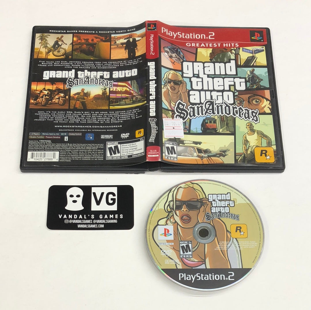 Grand Theft Auto San Andreas Greatest Hits - PlayStation 2