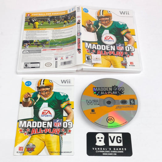 Wii - Madden NFL 09 All - Play Nintendo Wii Complete #111