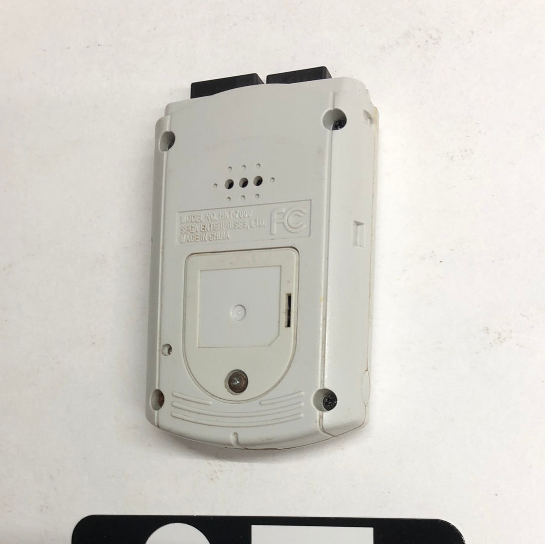 Dreamcast - VMU White Sega Visual Memory Unit W/ New Batteries Tested #111