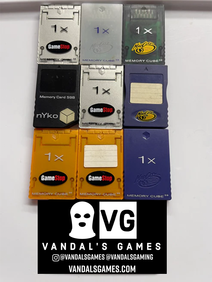 Gamecube memory store card gamestop