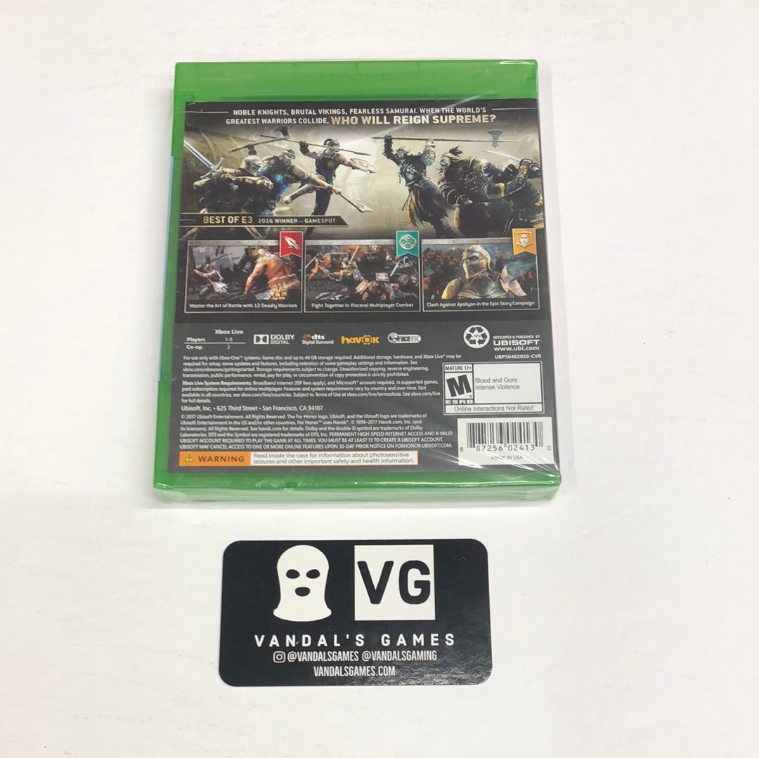 Xbox One - For Honor Microsoft Xbox One Brand New #111