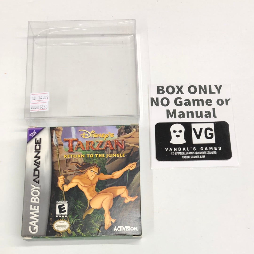 GBA - Tarzan Return to the Jungle Nintendo Gameboy Advance Box Only #1 –  vandalsgaming