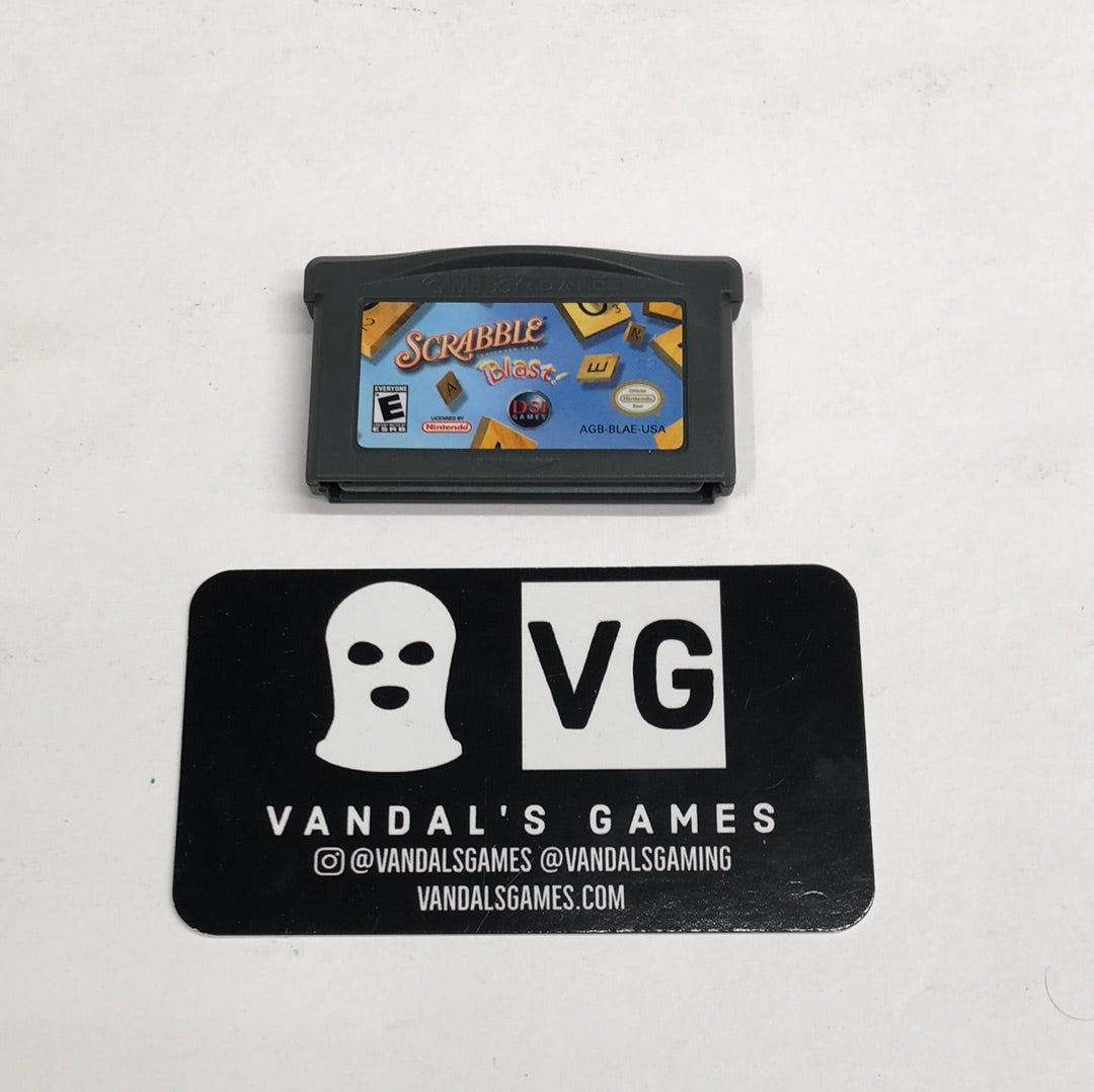 GBA - Scrabble Blast Nintendo Gameboy Advance Cart Only #111