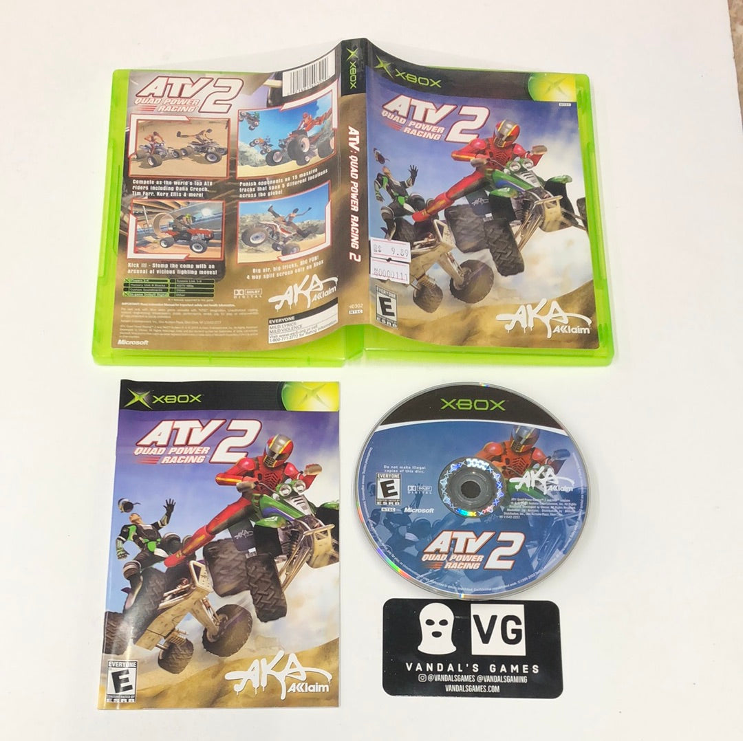 Xbox - ATV Quad Power Racing 2 Microsoft Xbox Complete #111