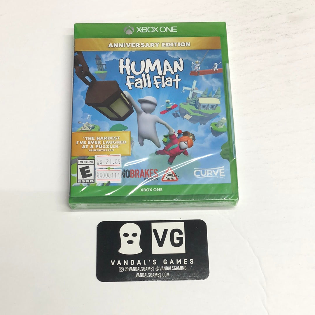 Xbox One - Human Fall Flat Anniversary Edition Microsoft Brand New #111