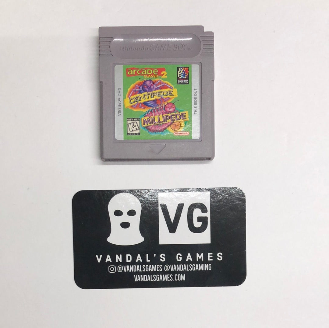 GB - Arcade Classics 2: Centipede / Millipede Nintendo Gameboy Cart Only #111