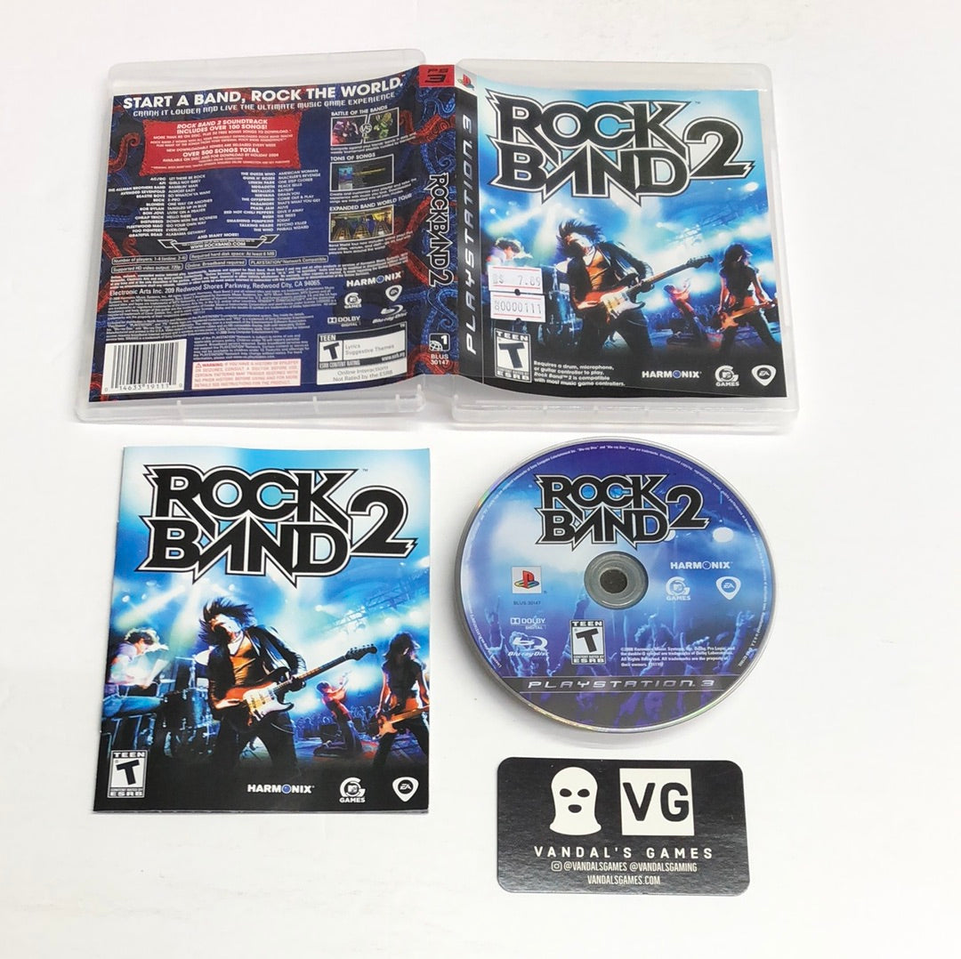 Ps3 - Rock Band 2 Sony PlayStation 3 Complete #111
