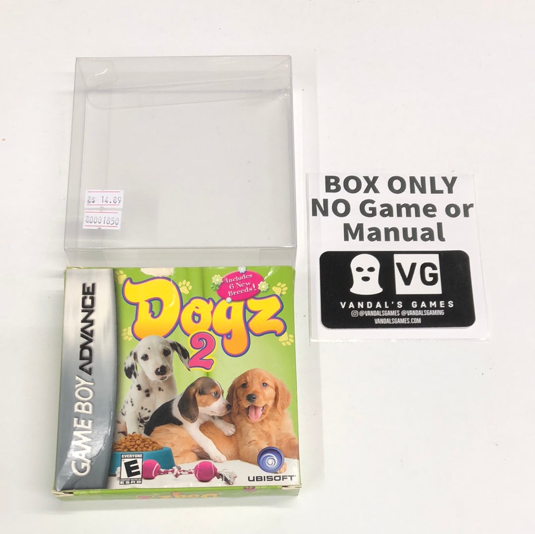 GBA - Dogz 2 Nintendo Gameboy Advance Box Only No Game #1850 – vandalsgaming