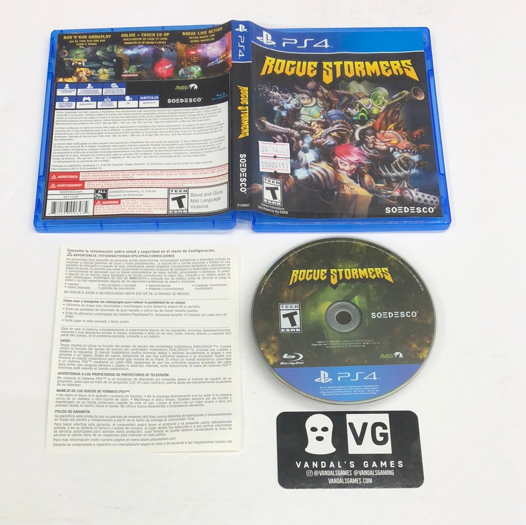 Ps4 - Rogue Stormers Sony PlayStation 4 Complete #111