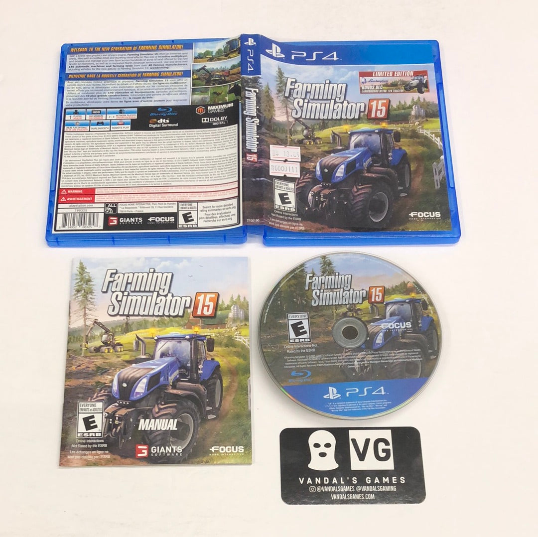Ps4 - Farming Simulator 15 Limited Edition Cover No DLC PlayStation 4 –  vandalsgaming