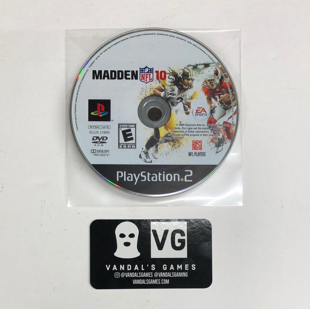 Madden NFL 10 Sony Playstation 2 Game