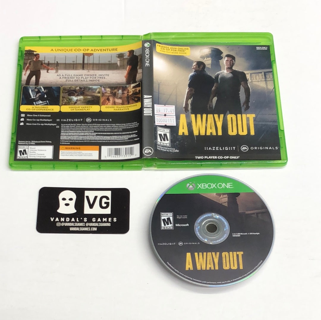 Xbox One - A Way Out Microsoft Xbox One W/ Case #111