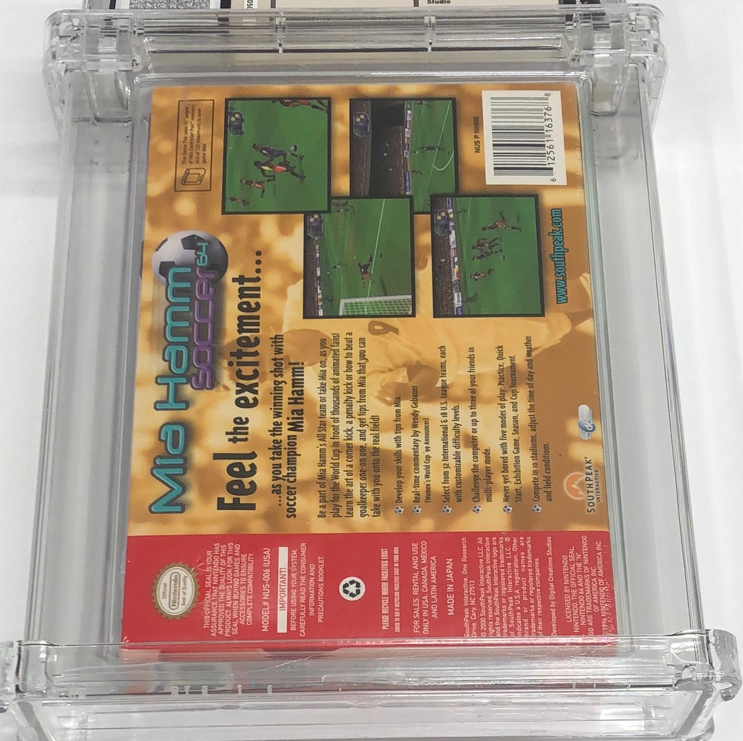 Graded - N64 - Mia Hamm 64 Soccer Nintendo 64 Wata 9.6 A VGA Brand New #1942