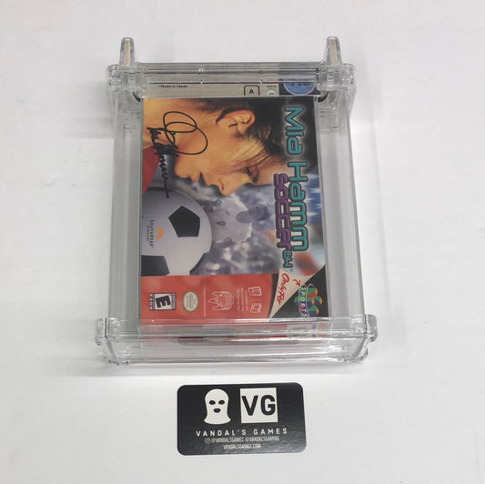 Graded - N64 - Mia Hamm 64 Soccer Nintendo 64 Wata 9.6 A VGA Brand New #1942