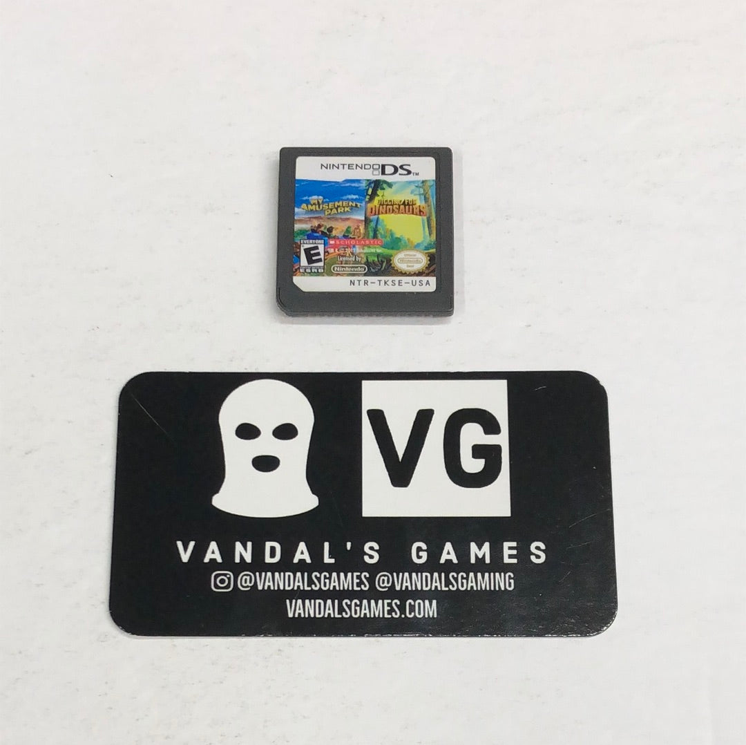 Ds - My Amusement Park / Digging for Dinosaurs Nintendo Ds Cart Only #111