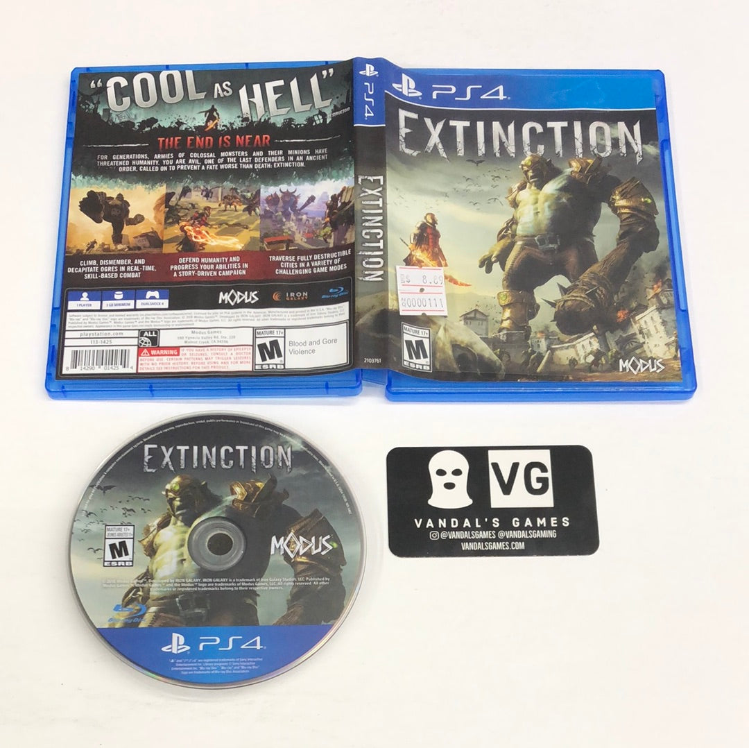 Ps4 - Extinction Sony PlayStation 4 W/ Case #111