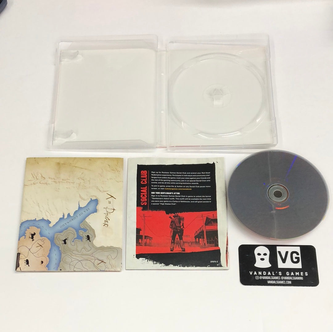 Ps3 - Red Dead Redemption W/ Map Greatest Hits Sony PlayStation 3 Complete #111