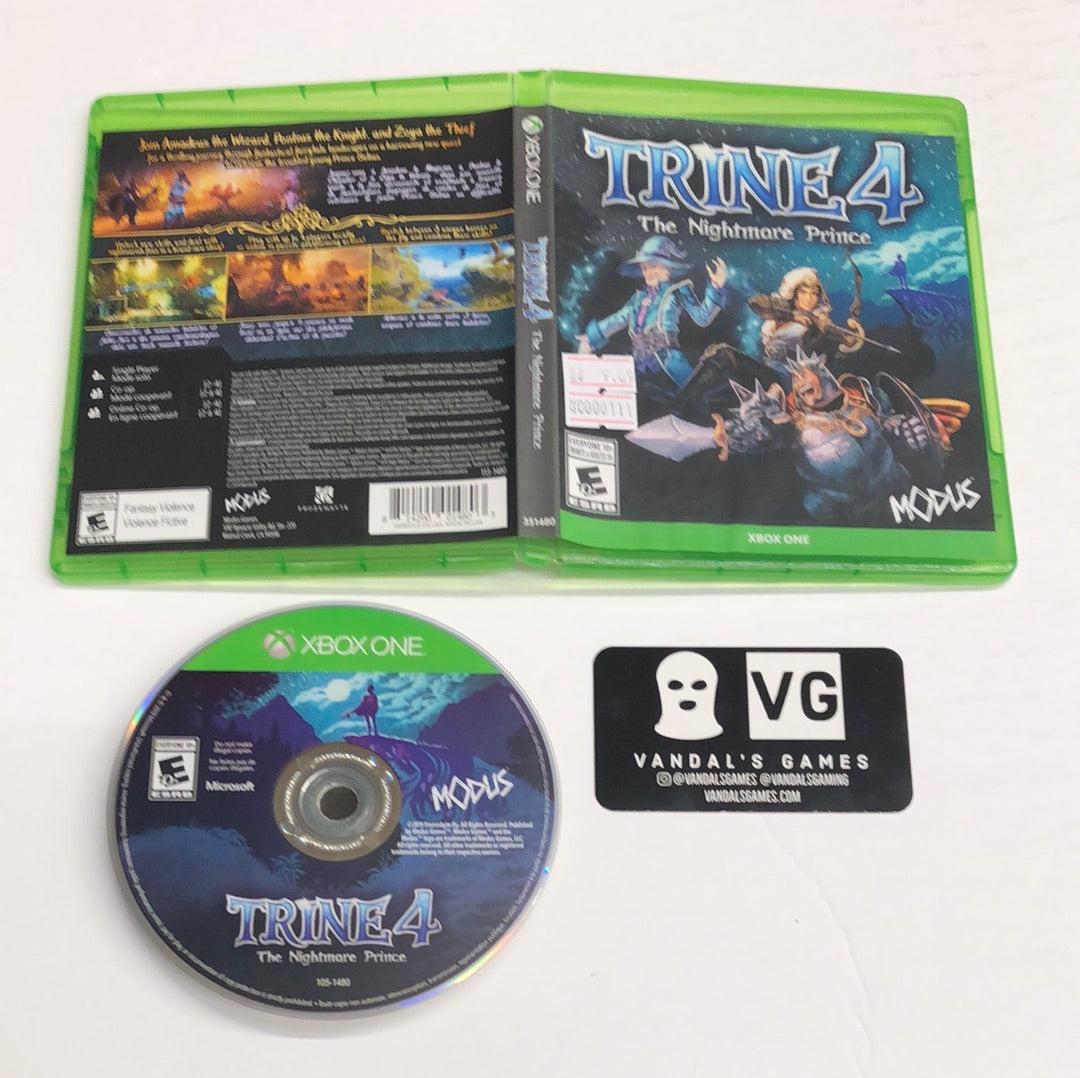 Xbox One - Trine 4 the Nightmare Prince W/ Poster Microsoft W/ Case #111