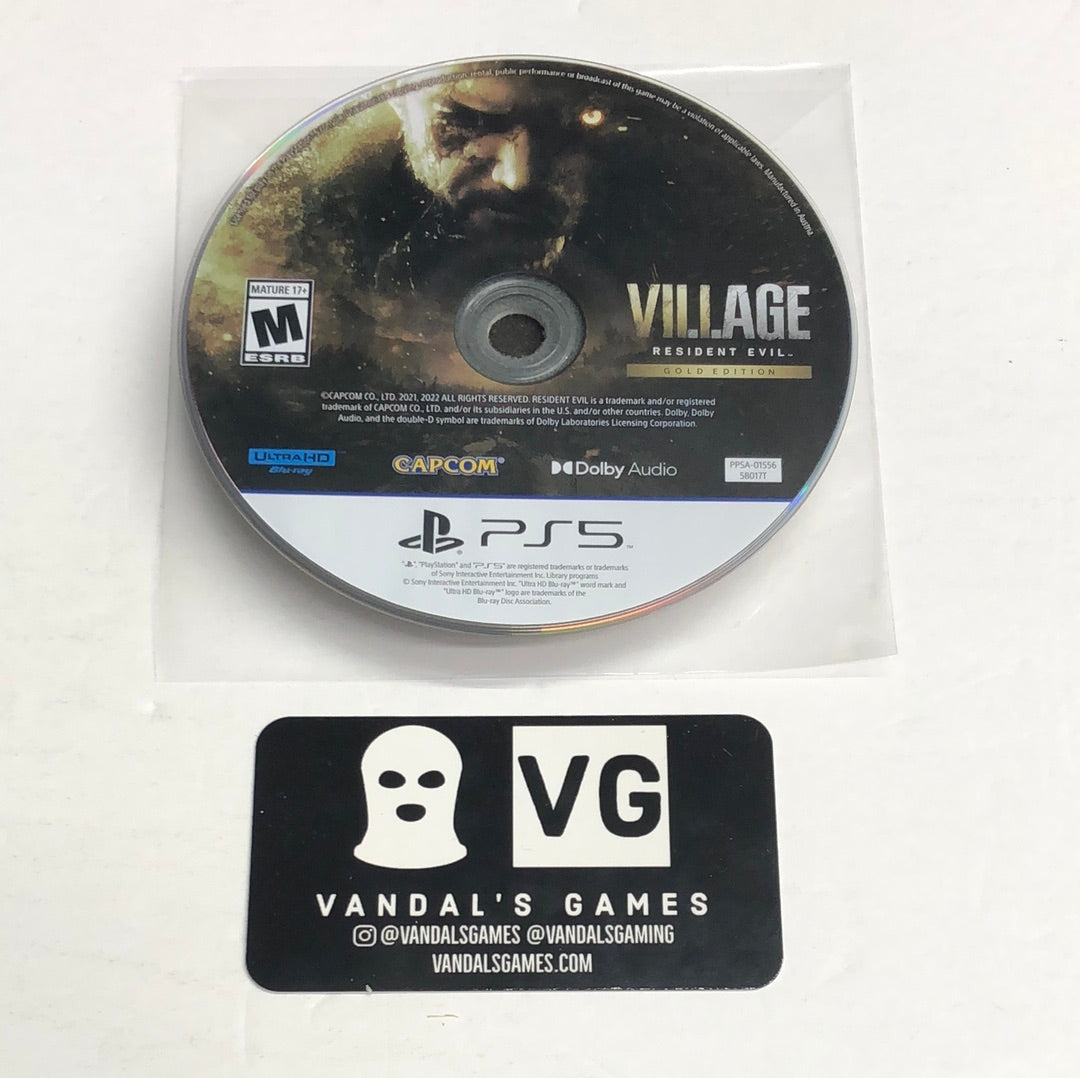 Ps5 - Resident Evil VIII Village Gold Edition Sony PlayStation 5 Disc –  vandalsgaming