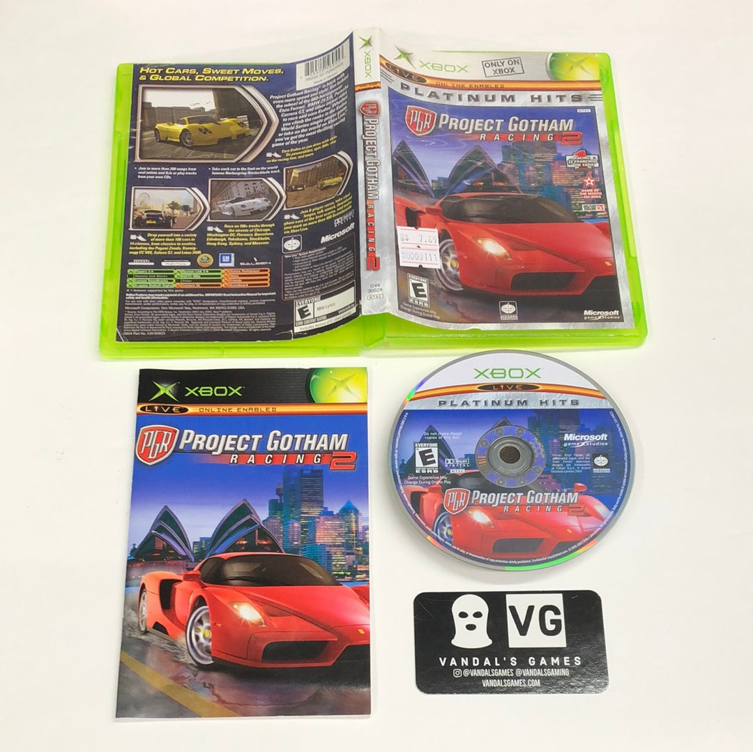 Xbox - Project Gotham Racing 2 Platinum Hits Microsoft Xbox Complete #111