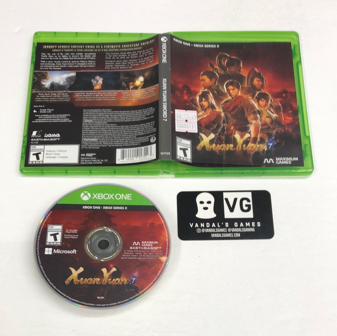 Xbox One - Xuan Yuan Sword 7 Microsoft Xbox Series X W/ Case #111