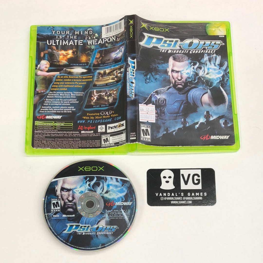 Xbox - Psi-Ops the Mindgate Conspiracy Microsoft Xbox W/ Case #111