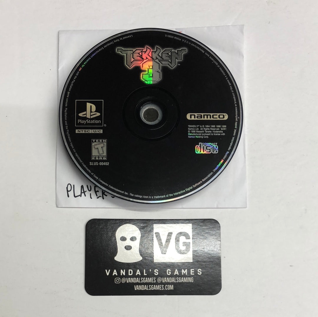 Ps1 - Tekken 3 Sony PlayStation 1 Greatest Hits Disc Only #111 –  vandalsgaming