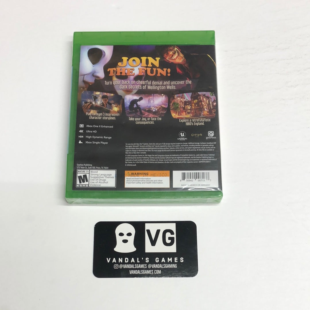 Xbox One - We Happy Few Microsoft Xbox One Brand New #111