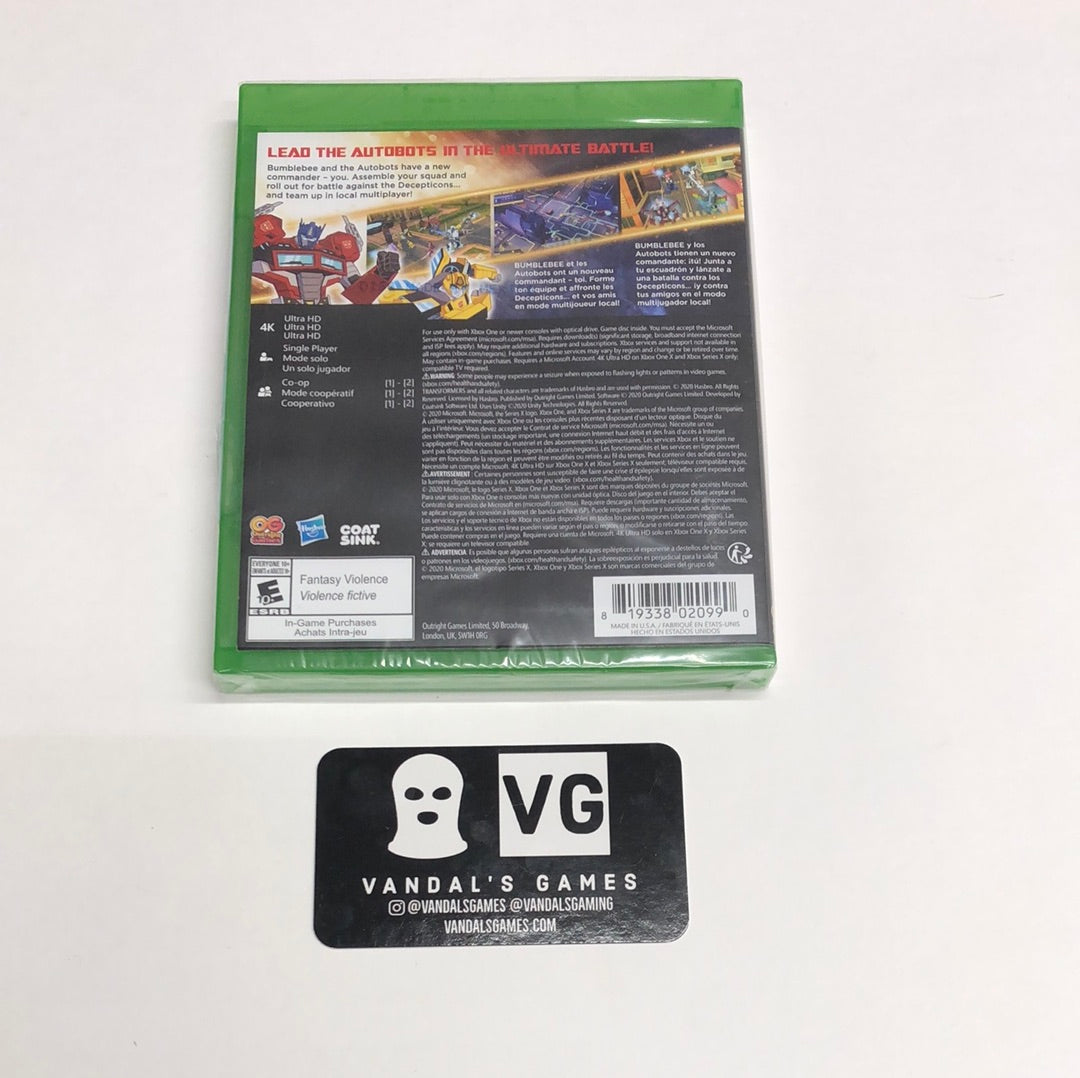 Xbox One - Transformers Battlegrounds Microsoft Xbox Series X Brand New #111