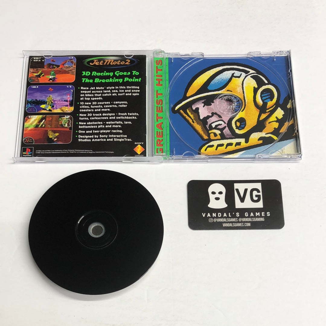 Ps1 - Jet Moto Greatest Hits New Case Sony PlayStation 1 Complete #111