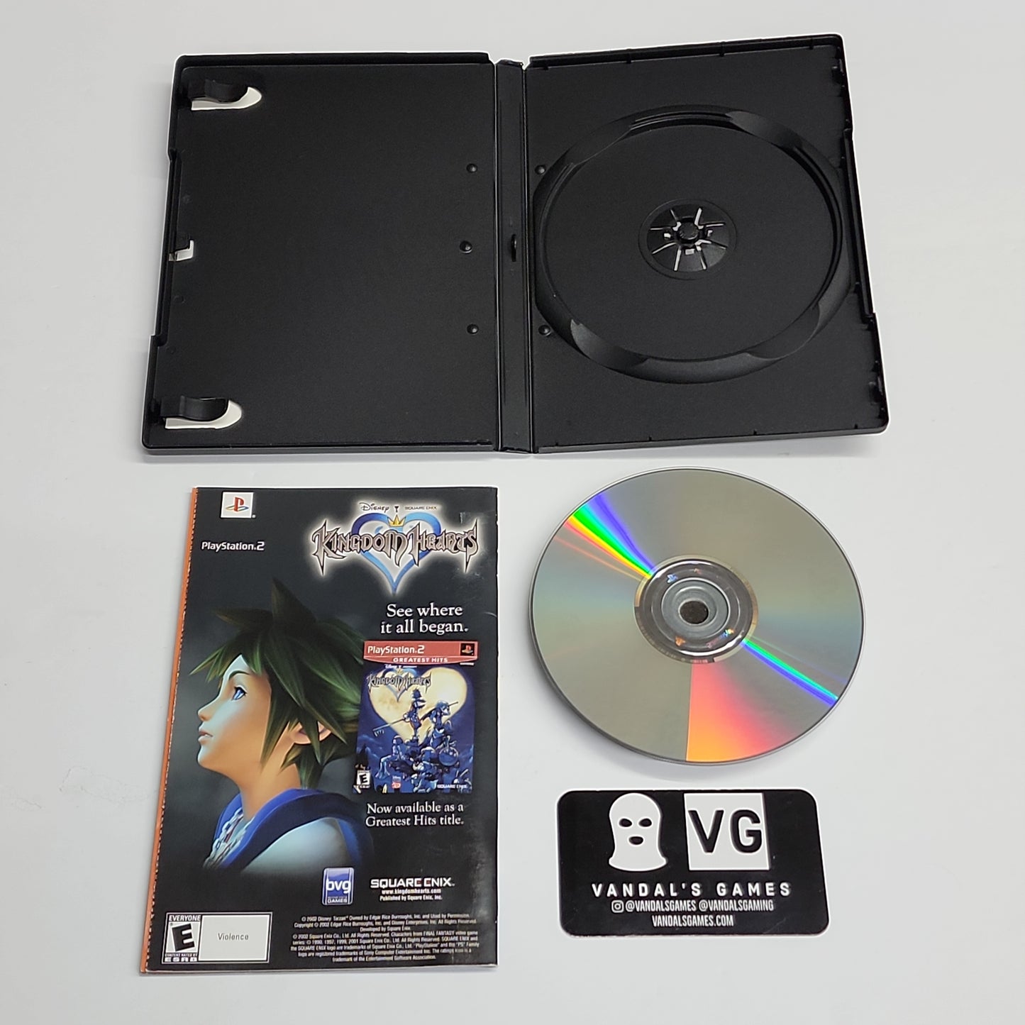 Ps2 - Kingdom Hearts II Black Label Sony PlayStation 2 Complete #111