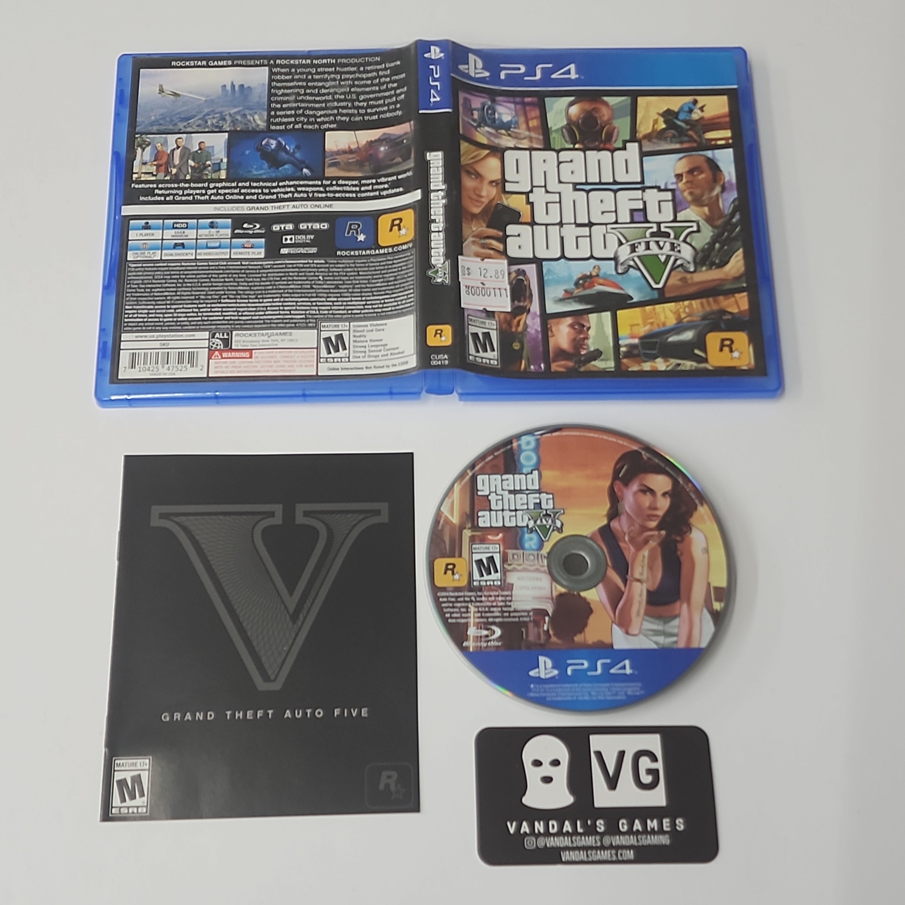 PS4 Grand Theft Auto V - Premium Online Edition