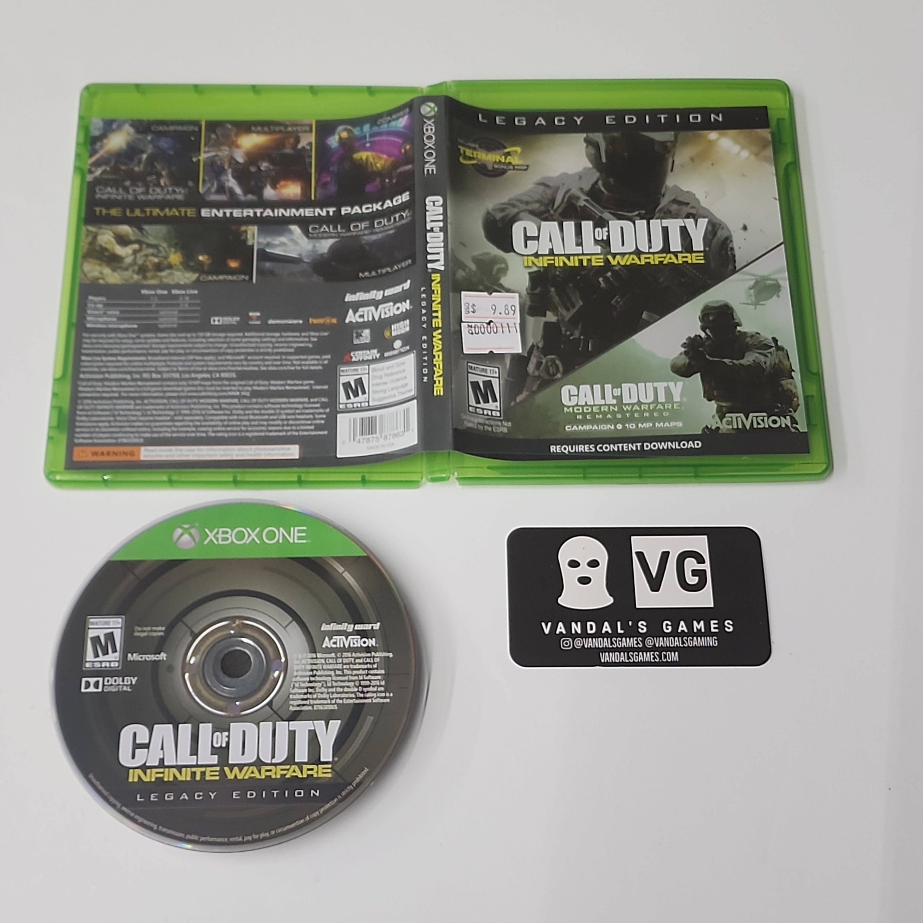 Call of Duty: Infinite Warfare - Legacy Pro Edition Box Shot for Xbox One -  GameFAQs