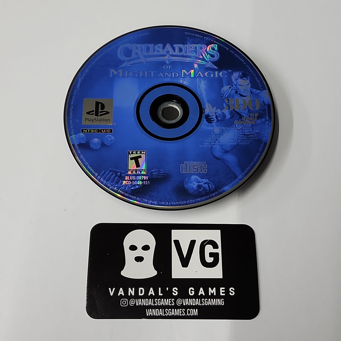 Ps1 - Crusaders of Might and Magic Sony PlayStation 1 Disc Only #111